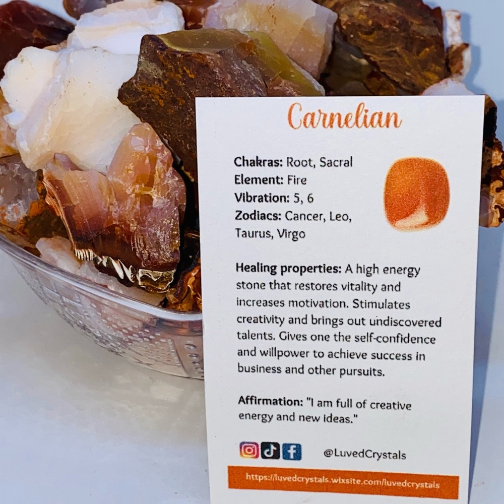 Carnelian Natural Crystal